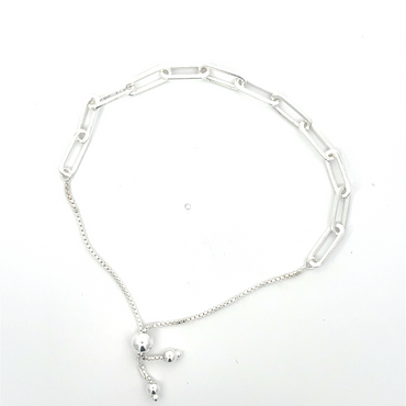 Adjustable Paperclip bracelet
