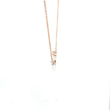 Heart infinity pendant necklace