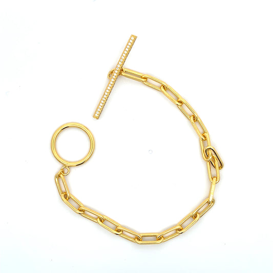 Italian paperclip bracelet