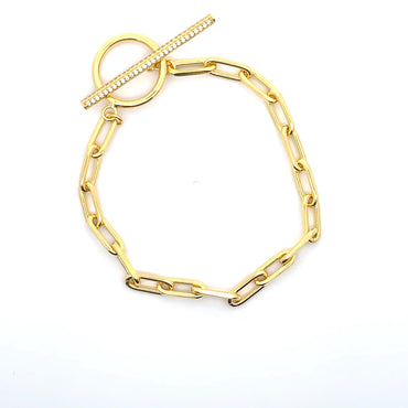 Italian paperclip bracelet