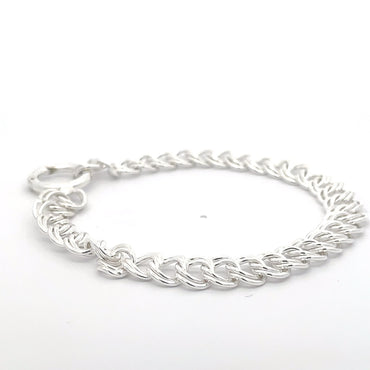Italian rolo curb chain bracelet