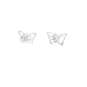 925 Silver Butterfly Stud Earrings