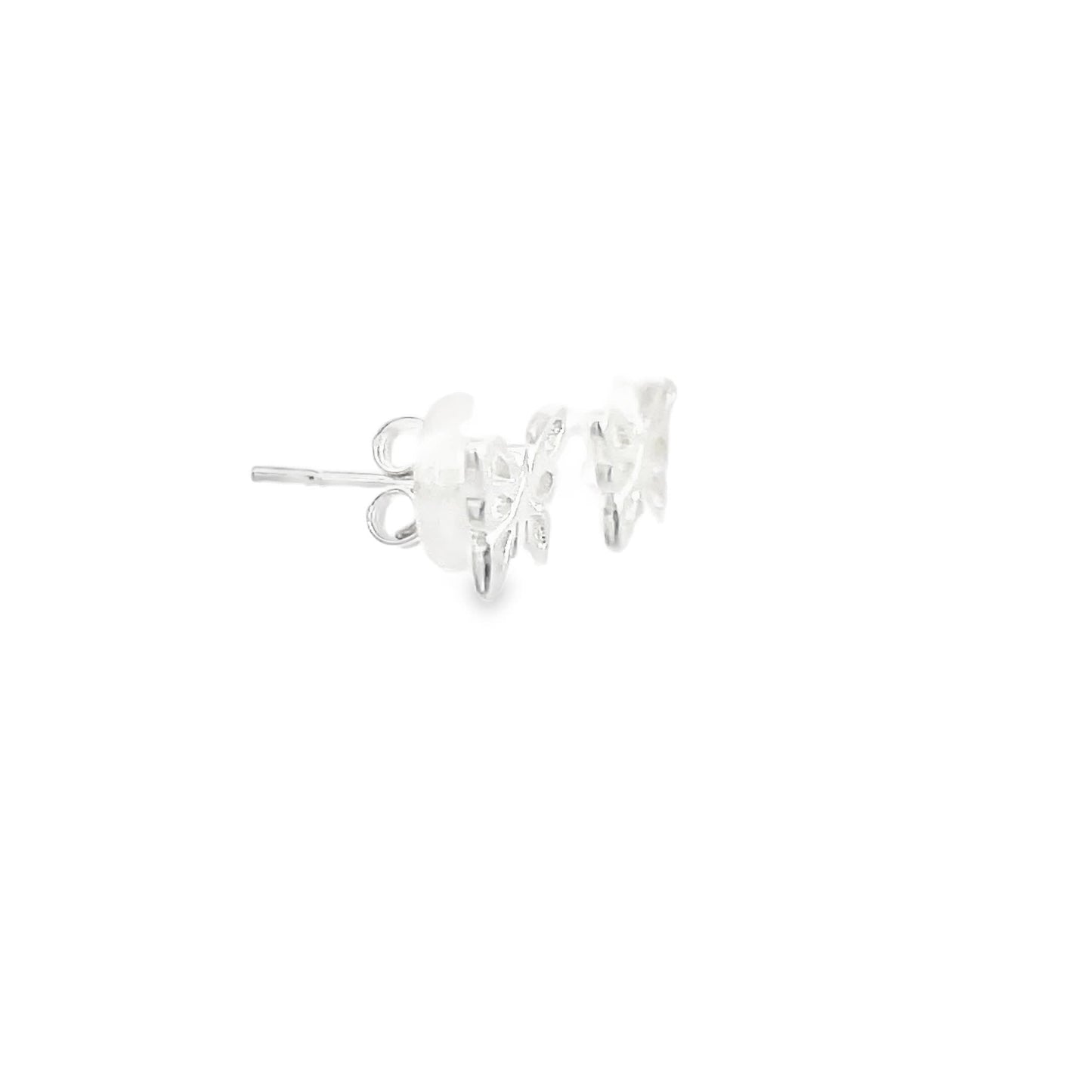 925 Silver Butterfly Stud Earrings
