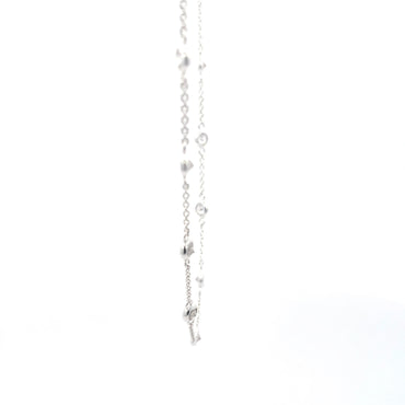 925 Silver Delicate Beaded Necklace for Women and Teens