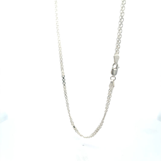 Daily Loop – Kabelketten-Halskette aus 925er Sterlingsilber