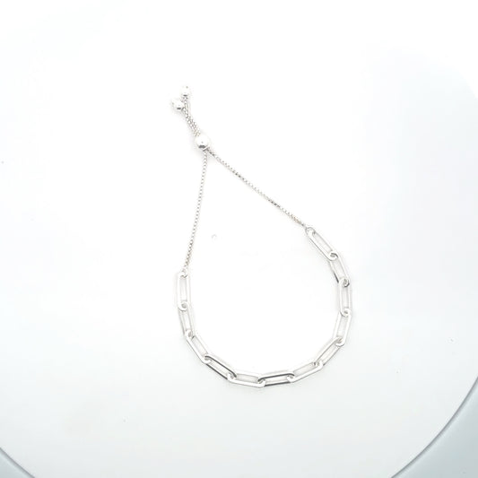 Adjustable Paperclip bracelet
