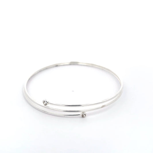 Triple ring adjustable bracelet