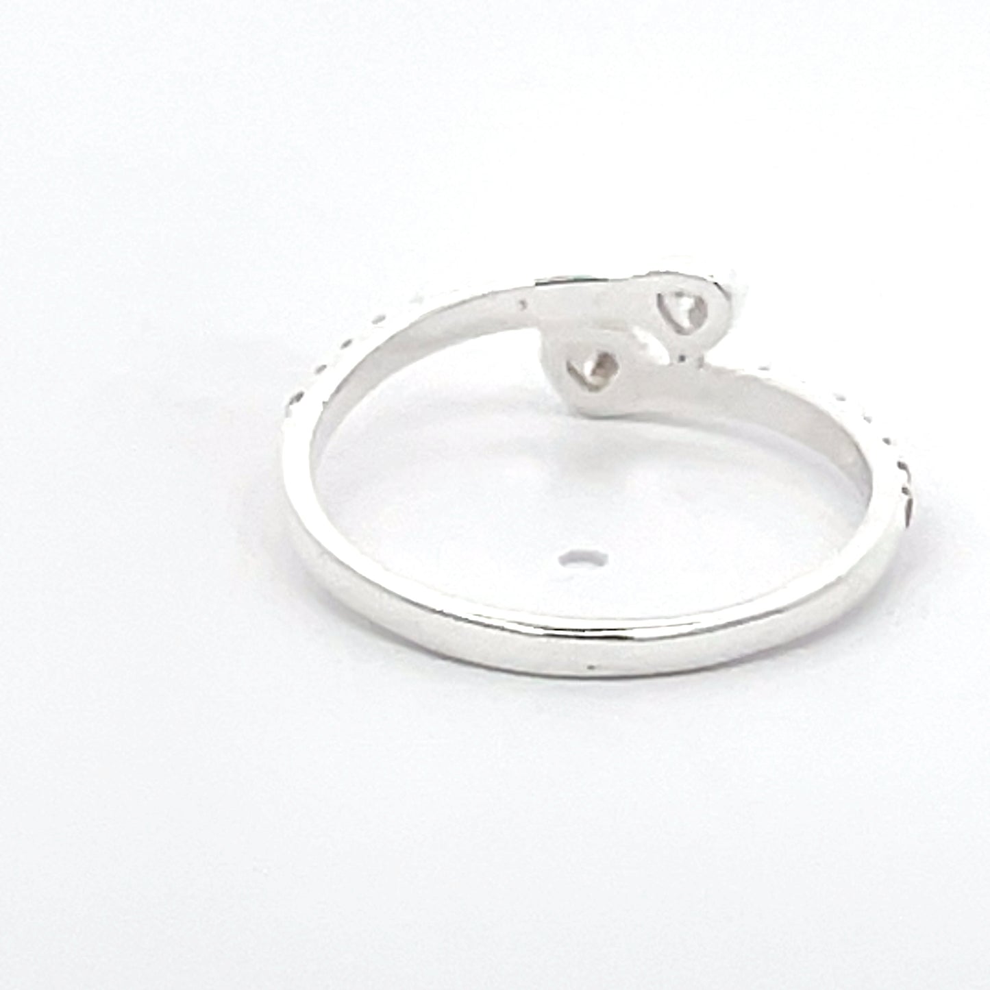 925 Silver Zircon Floral Ring – Feminine Grace