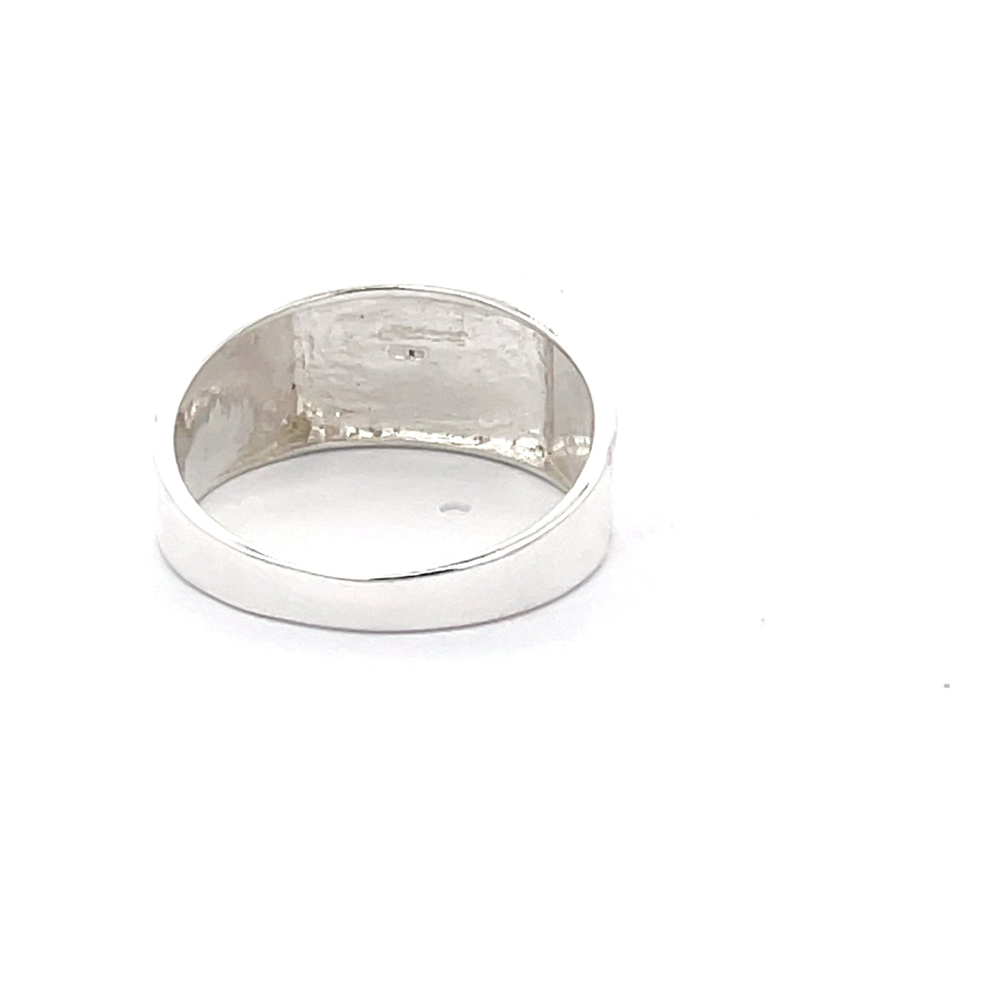 925 Silver Men’s Cross Signet Ring – Bold Minimal Statement Jewelry