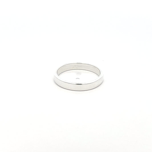 Klassischer Bandring aus 925er Silber – Zeitlose Schlichtheit