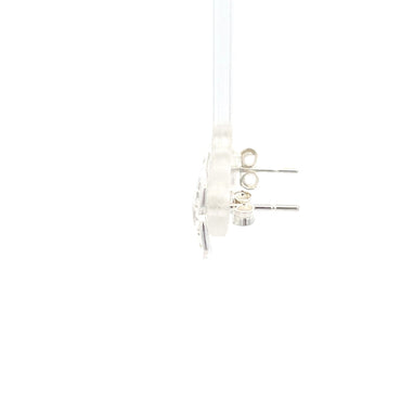 Ohrstecker aus 925er Silber mit Blumenmotiv