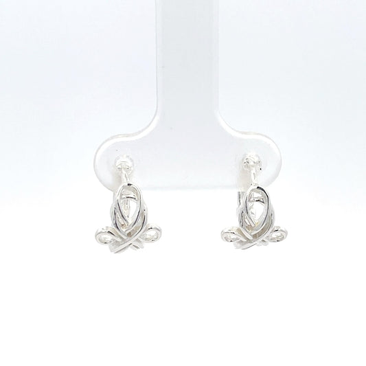 Ohrringe aus 925er Silber im Knoten-Design