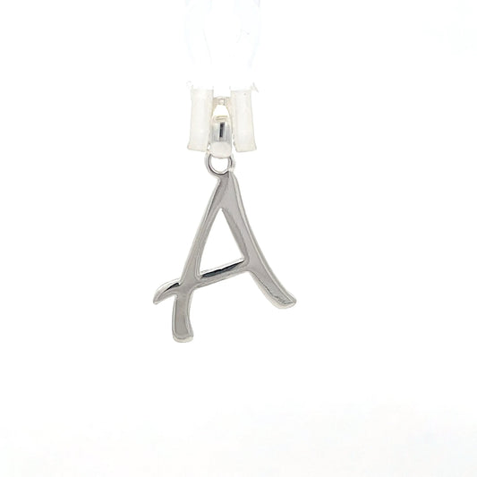 Alphabet-Anhänger aus 925er Silber – Buchstabe A