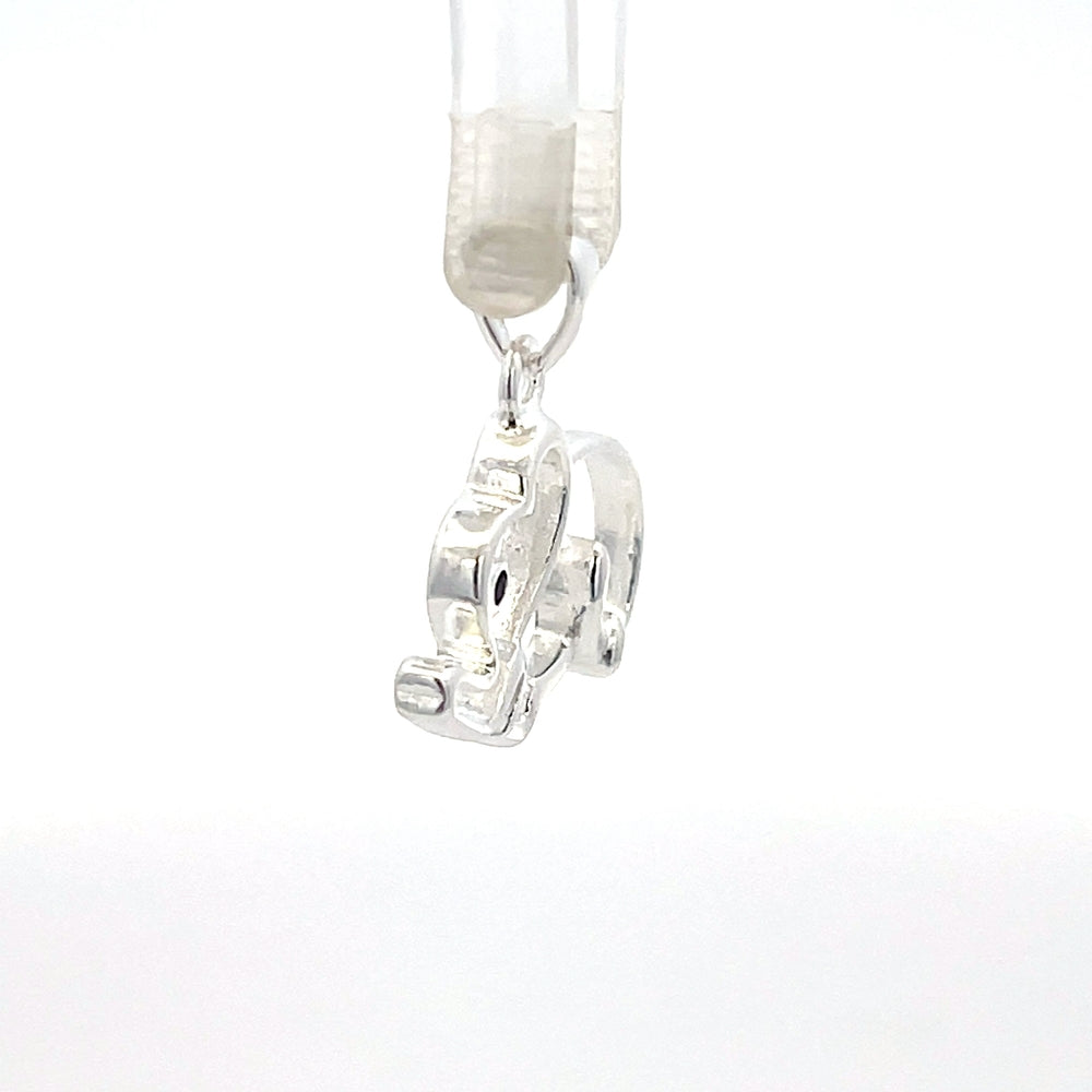 Elefanten-Umrissanhänger aus 925er Silber