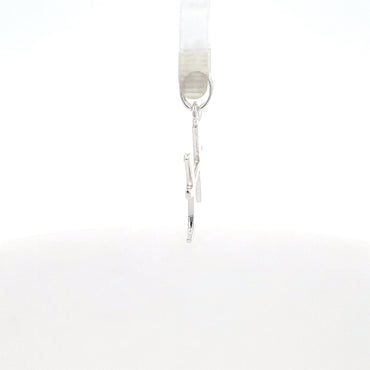 Alphabet-Anhänger aus 925er Silber – Buchstabe H