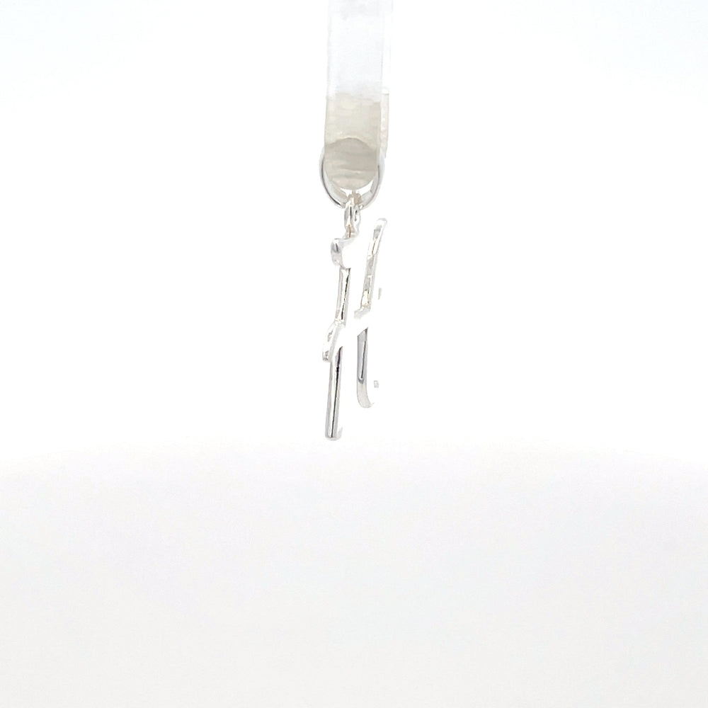 Alphabet-Anhänger aus 925er Silber – Buchstabe H
