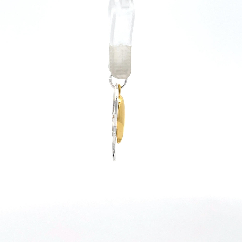 Engelsflügel-Anhänger aus 925er Sterlingsilber und vergoldet