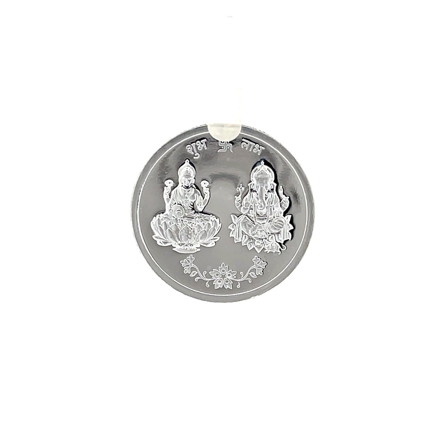 999 5g Laxmi Ganesh Round shape coin