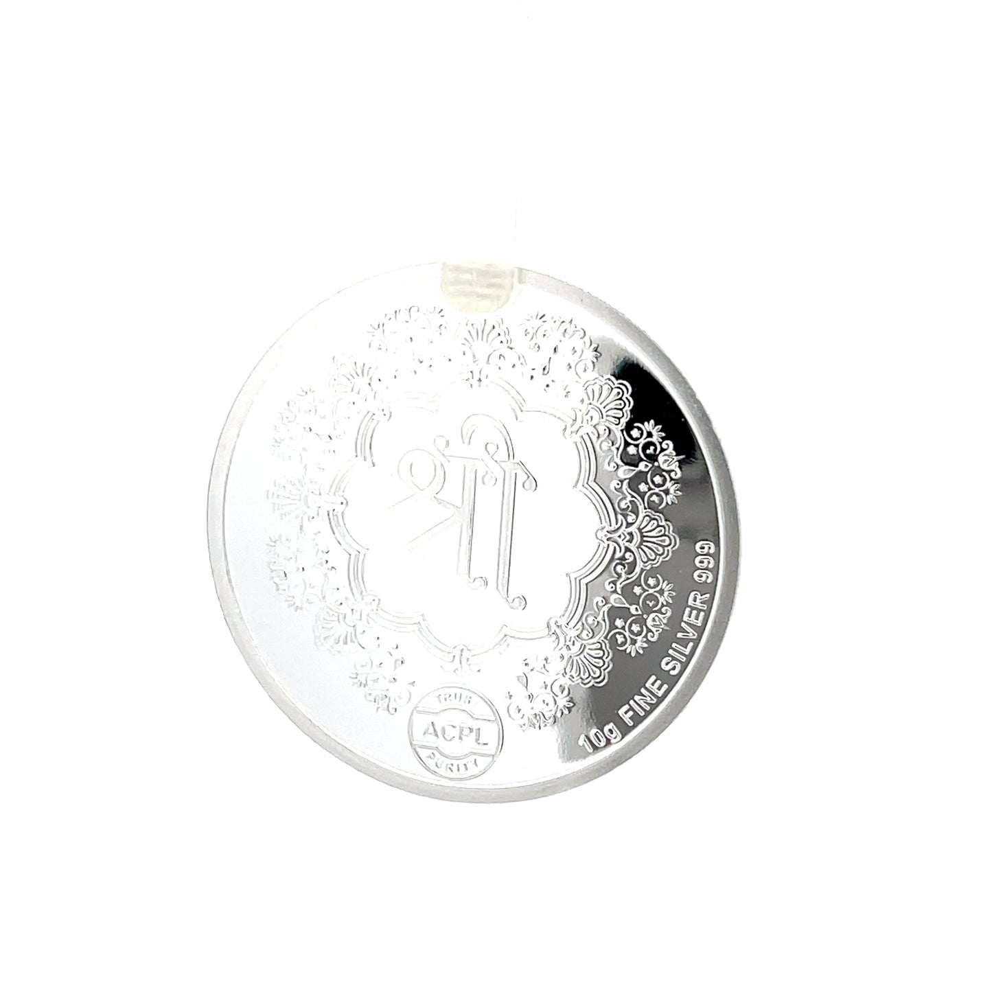 999 10g Ashtalaxmi Round shape coin