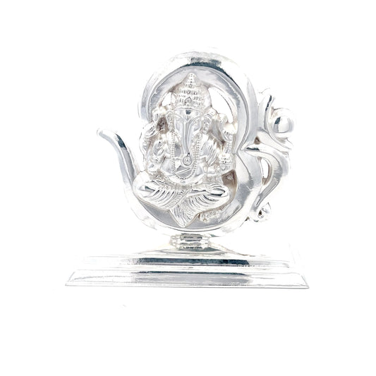 925 Silber Lord Om Ganesha Idol