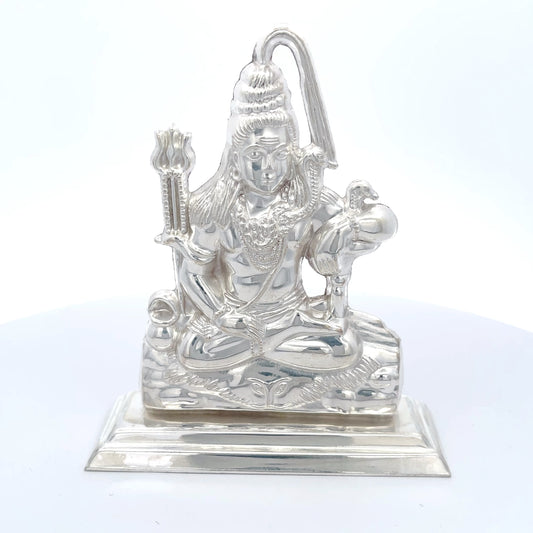 925 Silber Lord Shiva Idol