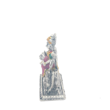 925 Silber Göttin Durga Idol – Farbig