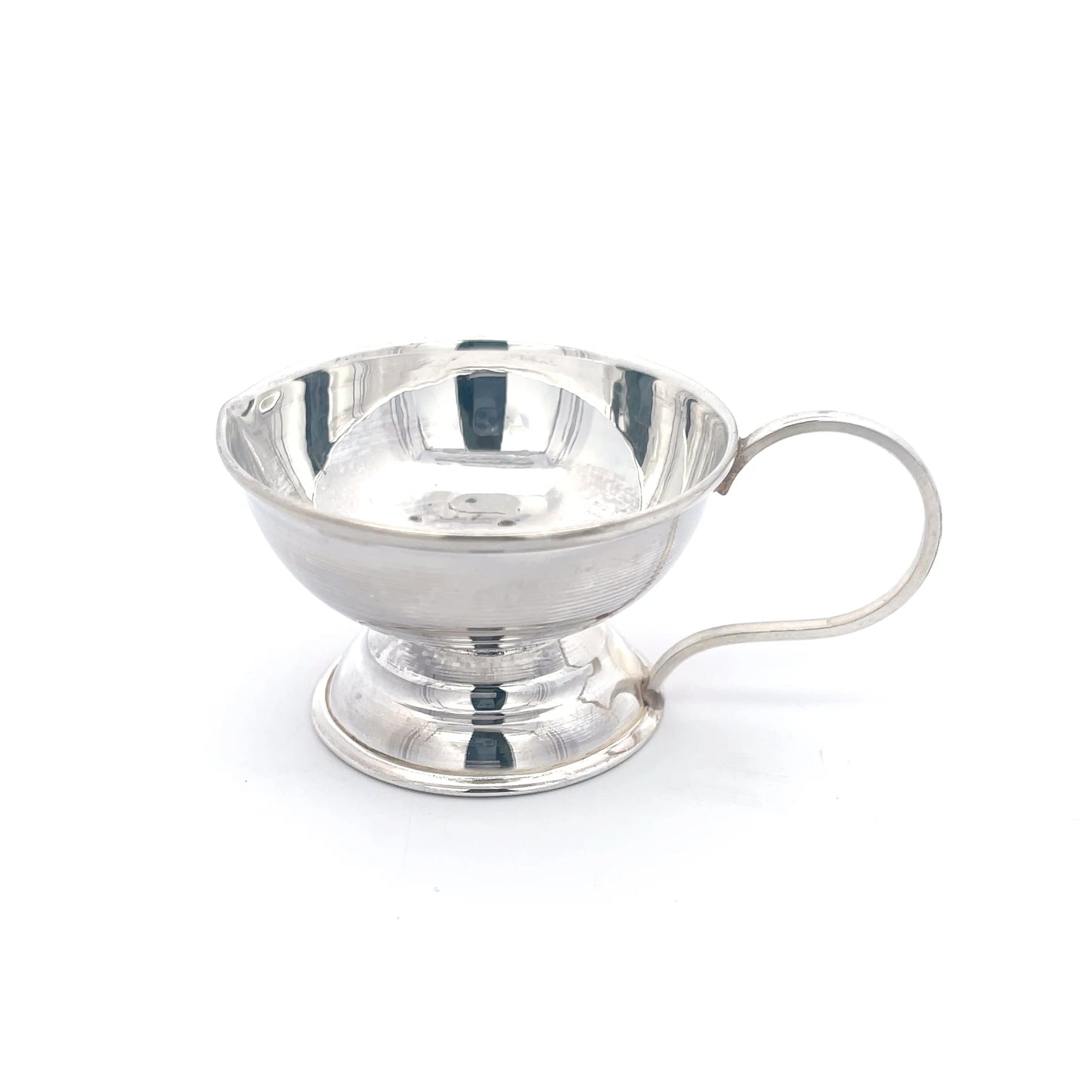 925 Silver Large Pooja Diya with Handle