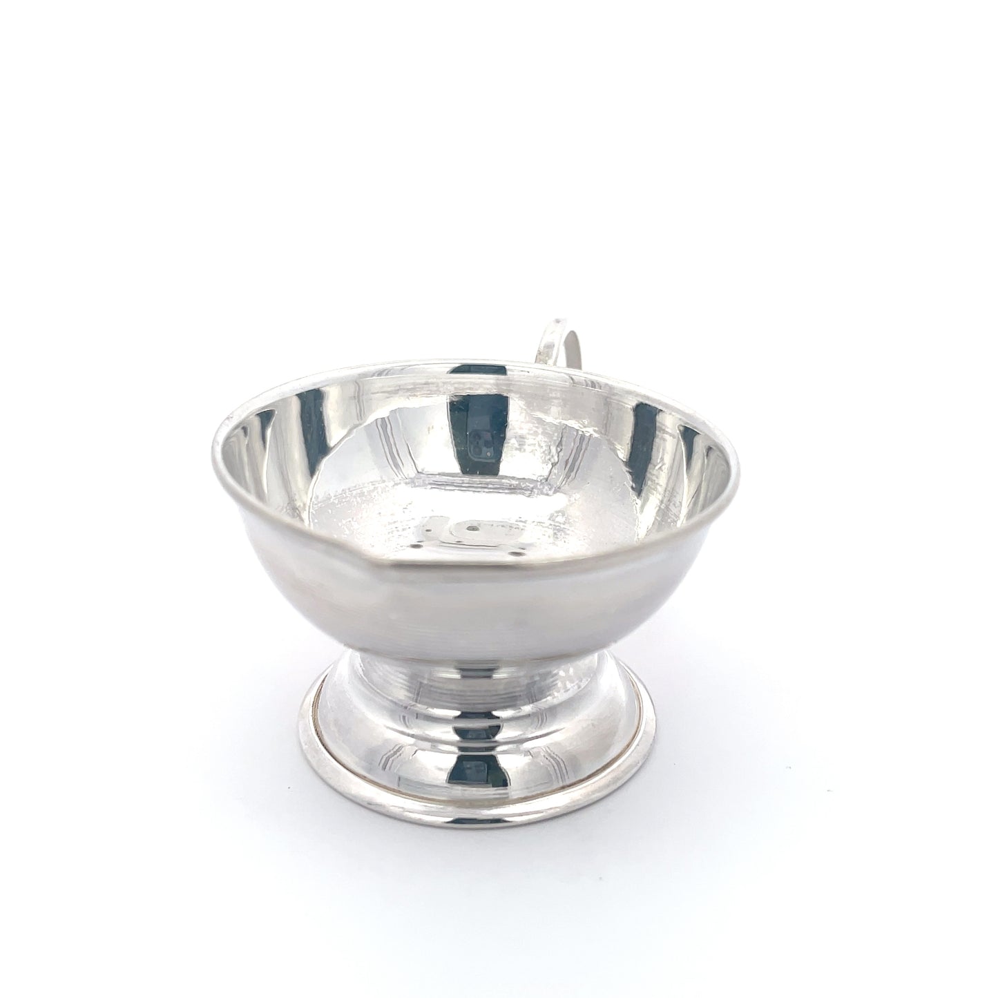 925 Silver Large Pooja Diya with Handle