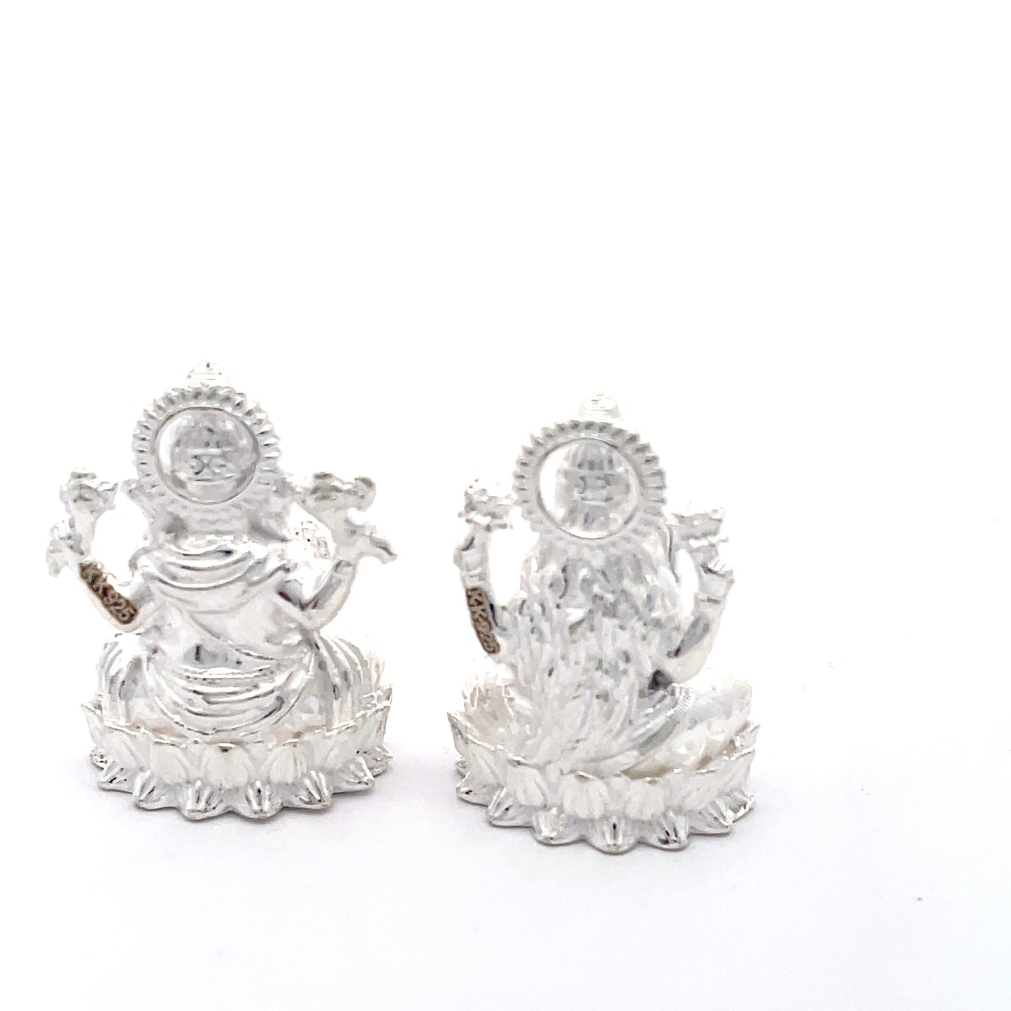 925 Silver Small Lakshmi Ganesh Idols Set