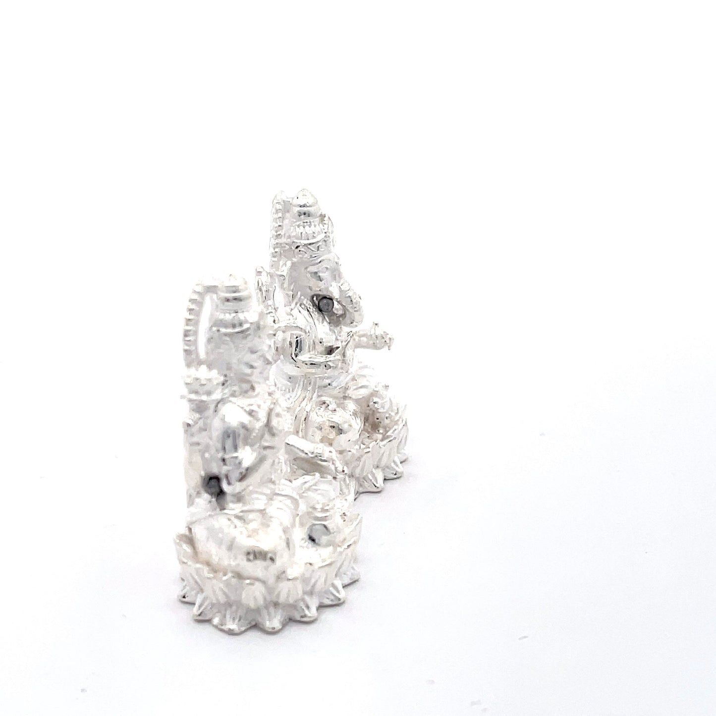 925 Silver Small Lakshmi Ganesh Idols Set