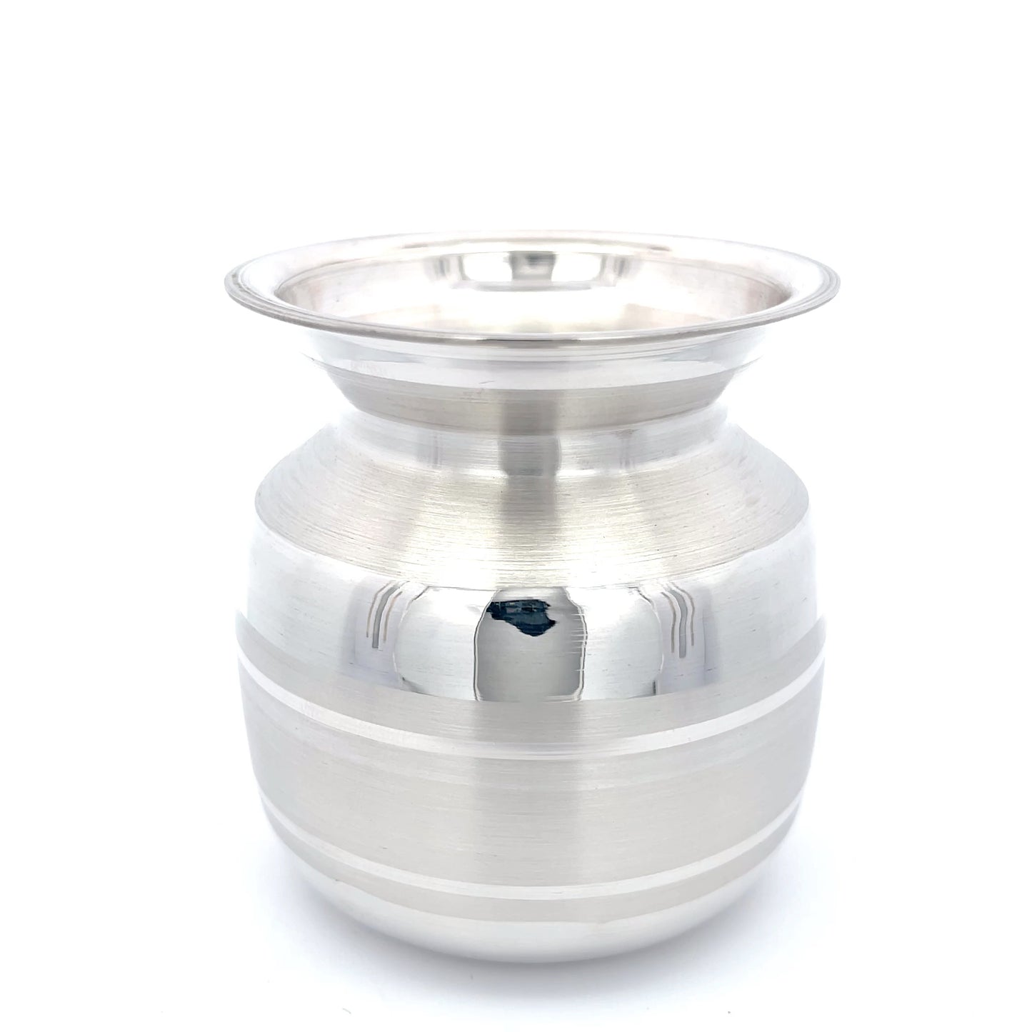 925 Silver Medium Puja Lota / Kalash – Traditional Silver Container