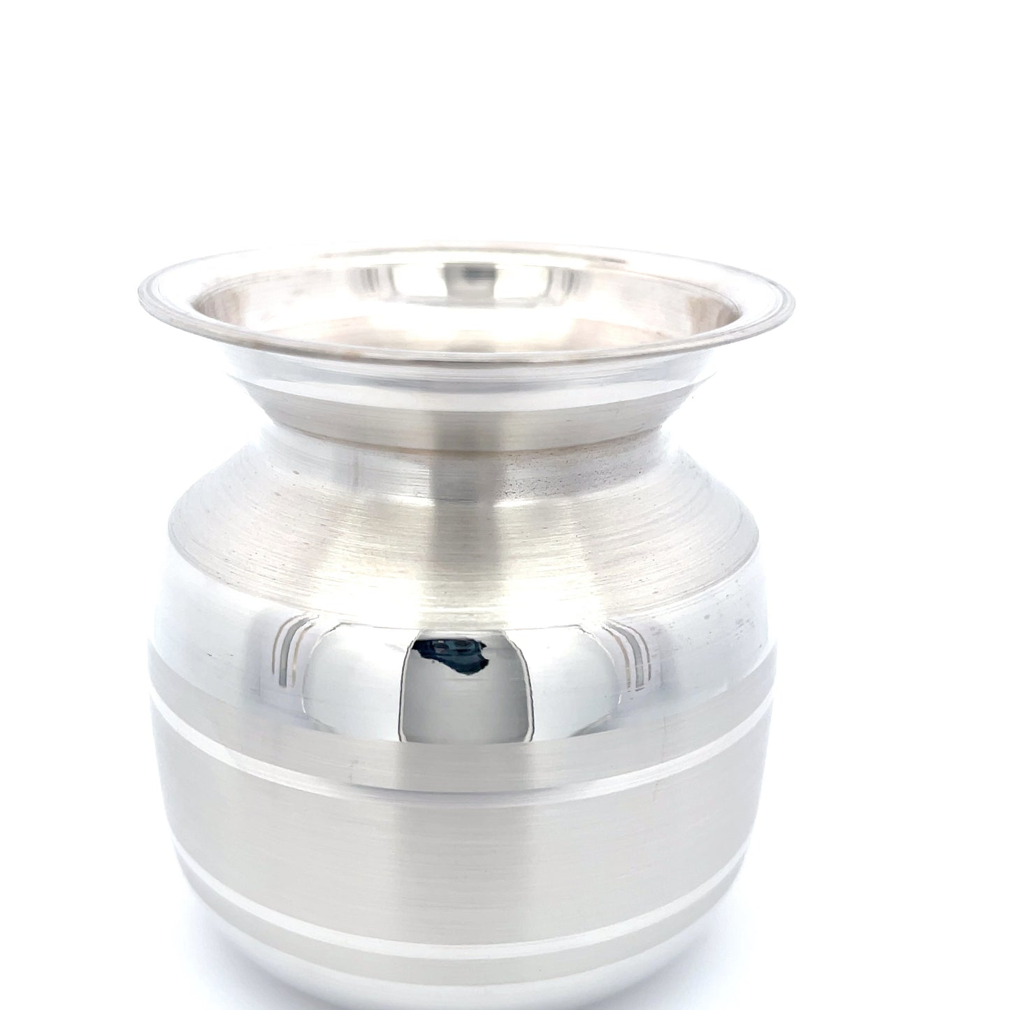 925 Silver Medium Puja Lota / Kalash – Traditional Silver Container
