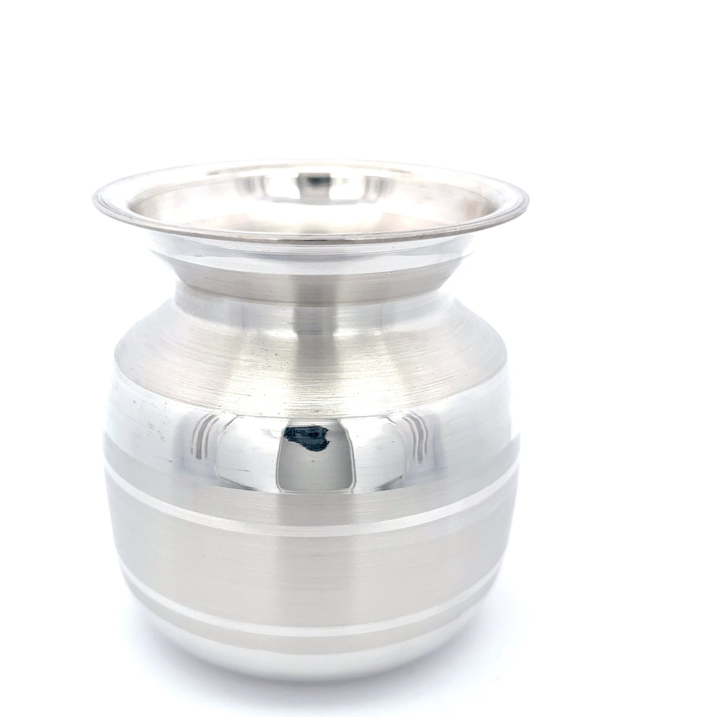 925 Silver Medium Puja Lota / Kalash – Traditional Silver Container