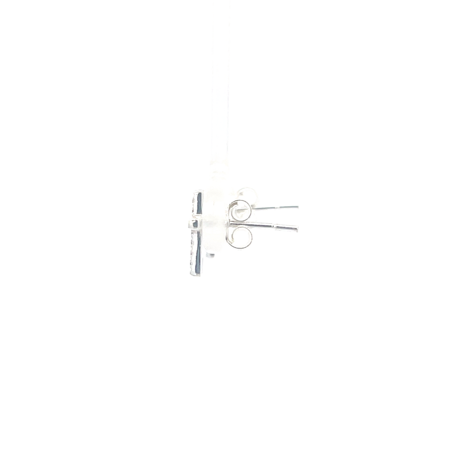 925 Silver Cross Stud Earrings