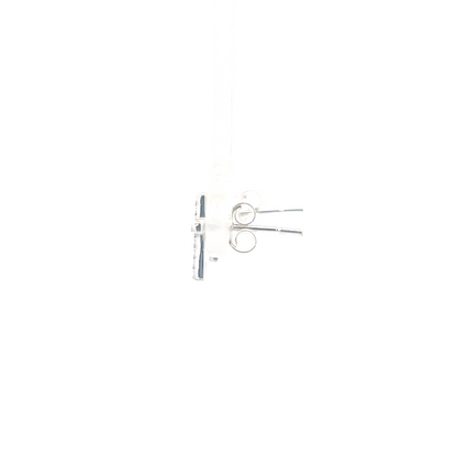 925 Silver Cross Stud Earrings