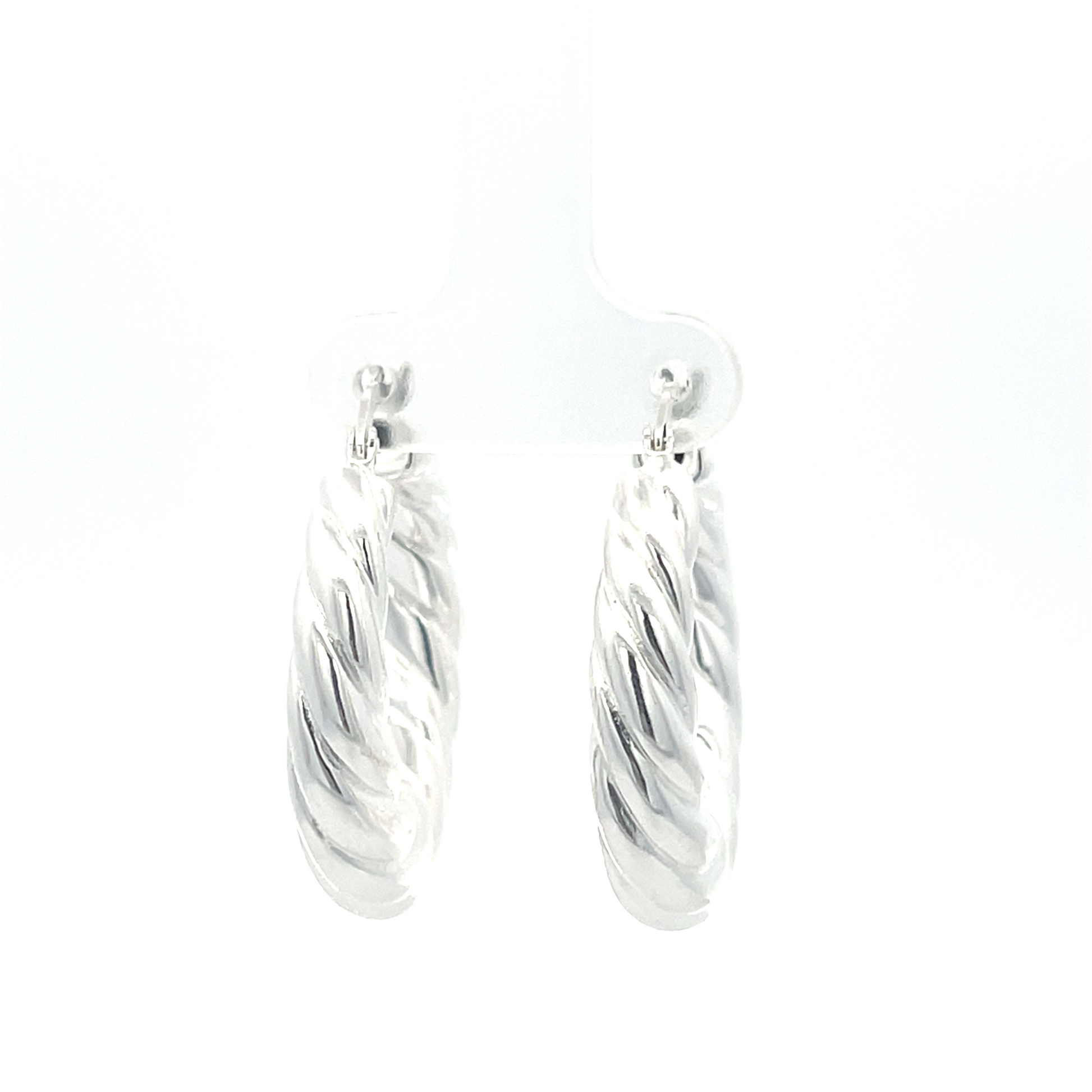 Creole hoop earrings