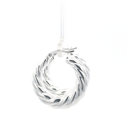 Creole hoop earrings