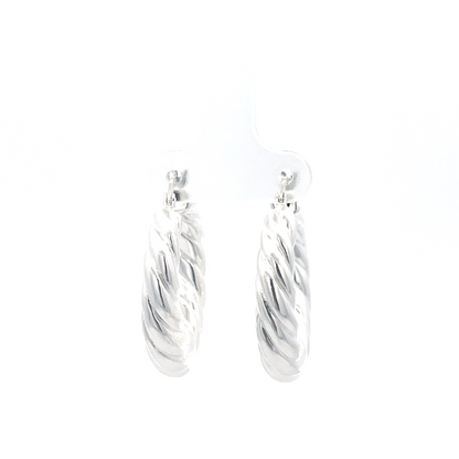 Creole hoop earrings