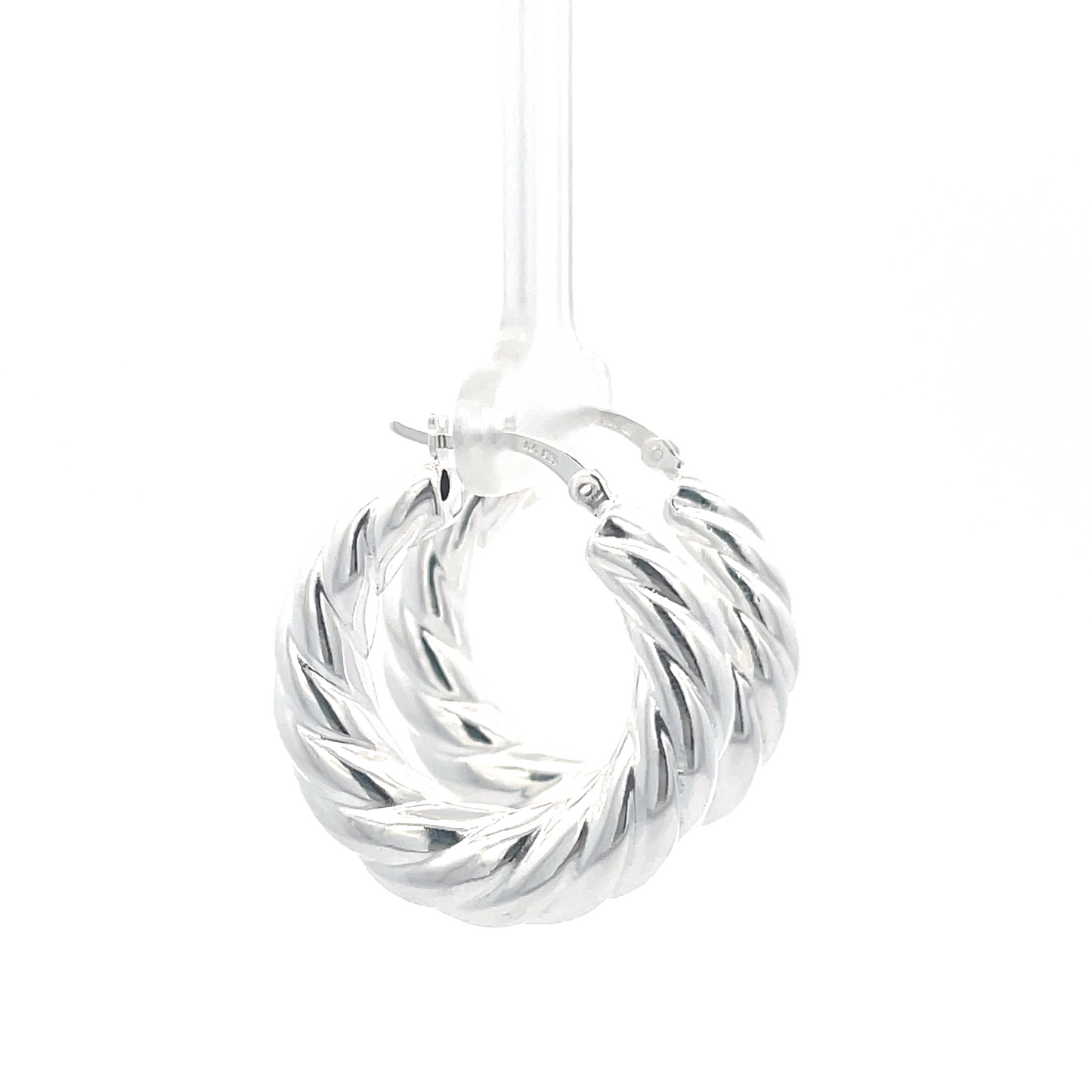 Creole hoop earrings