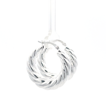 Creole hoop earrings