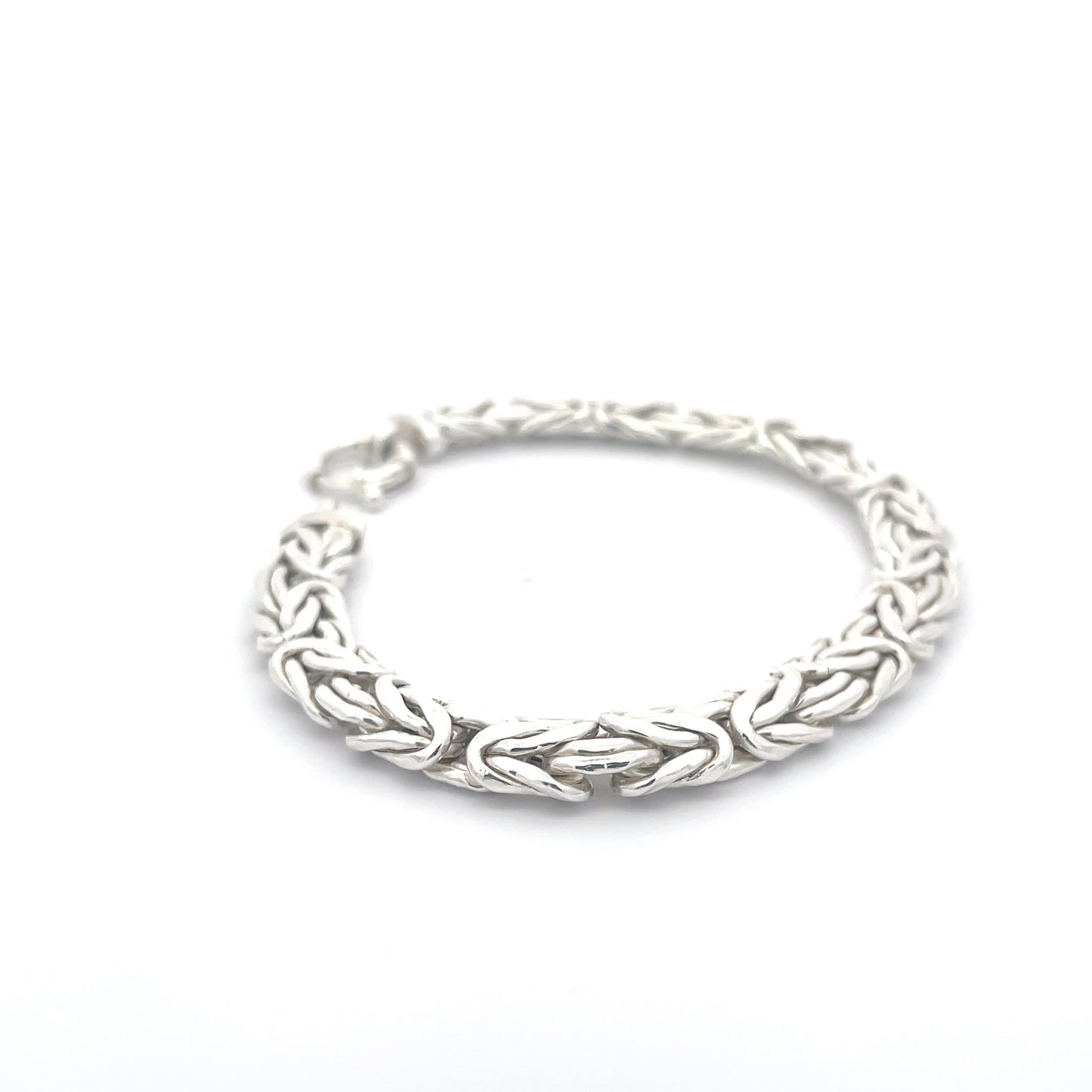 925 Sterling Silver Woven Chain Bracelet