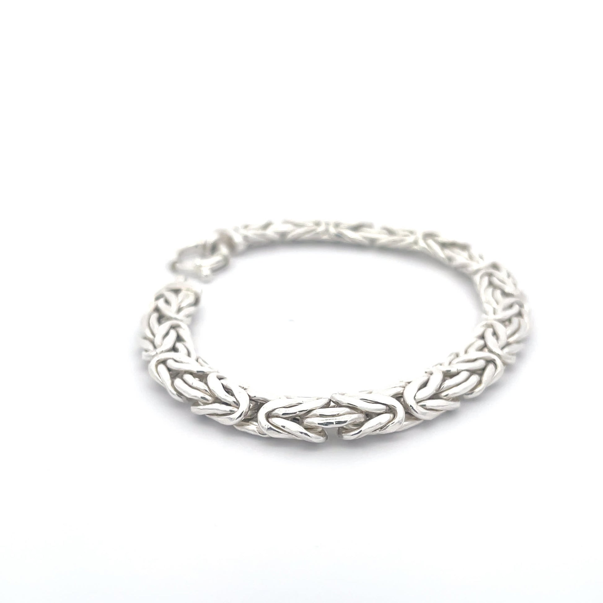 925 Sterling Silver Woven Chain Bracelet