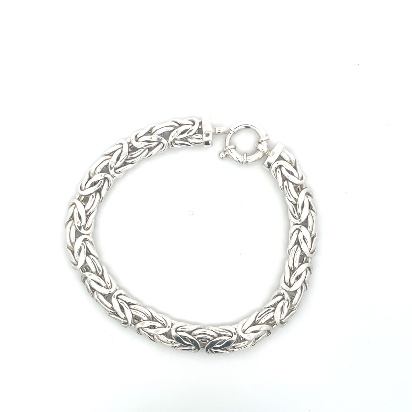 925 Sterling Silver Woven Chain Bracelet