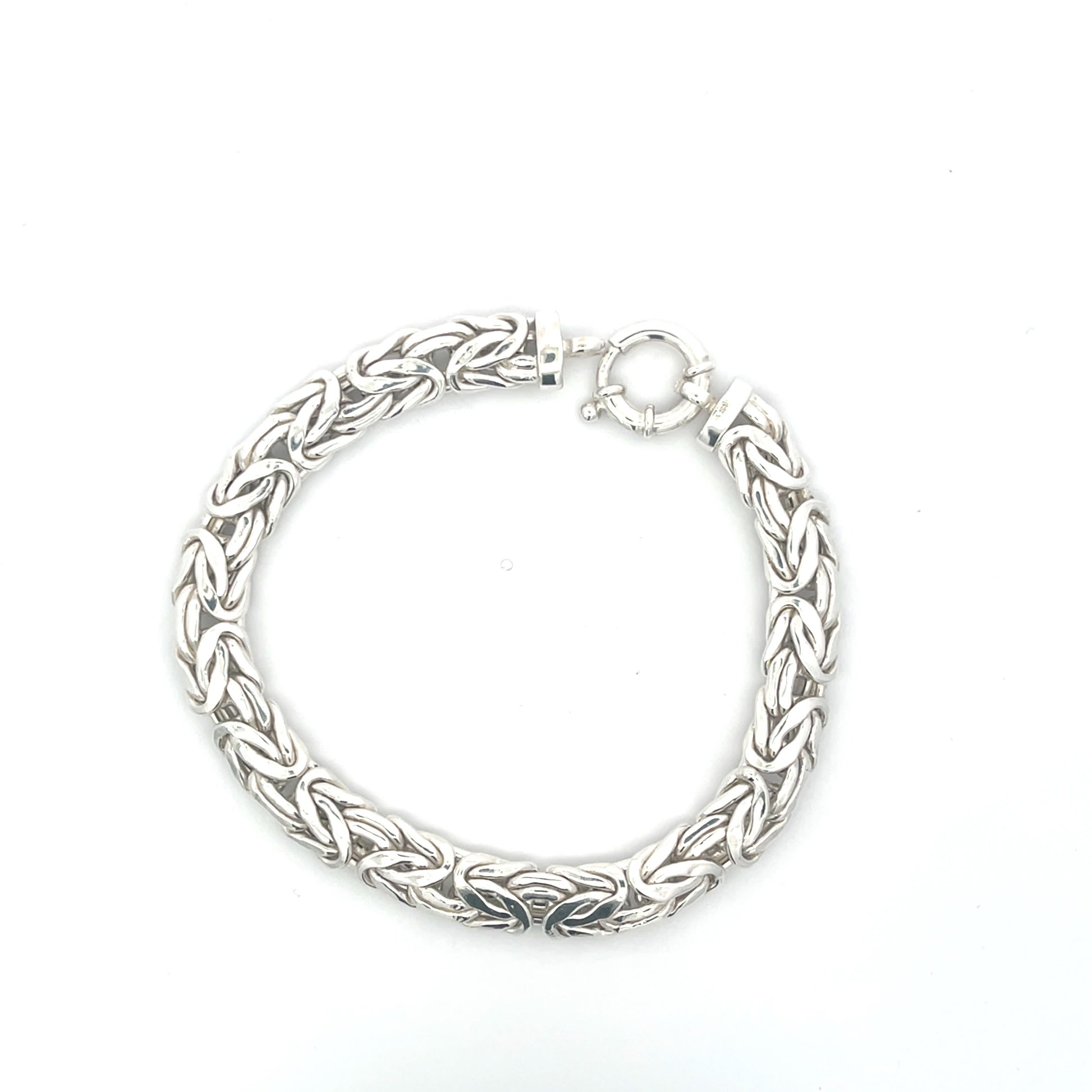 925 Sterling Silver Woven Chain Bracelet