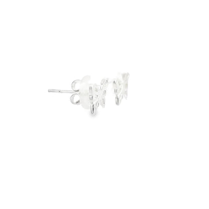 925 Silver Butterfly Stud Earrings