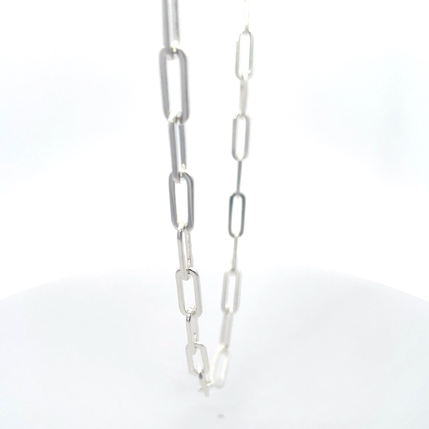 Italian Paperclip link chain necklace
