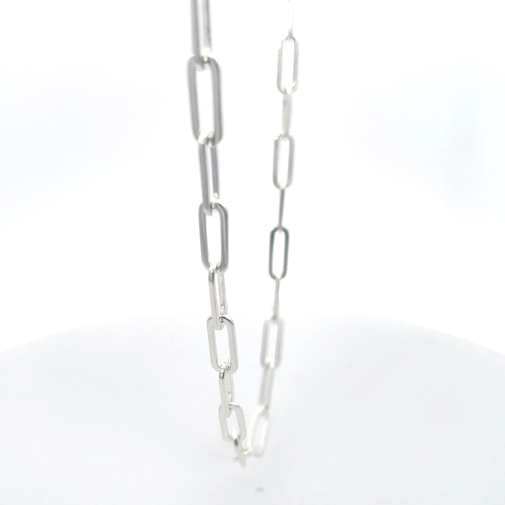 Italian Paperclip link chain necklace