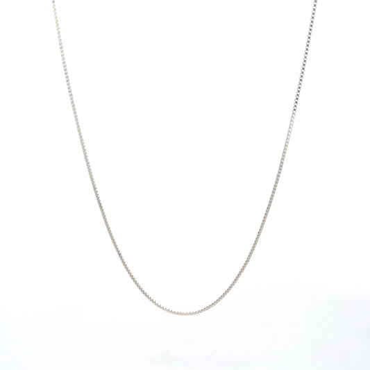 Whisper Chain 925 Sterling Silver Box Necklace