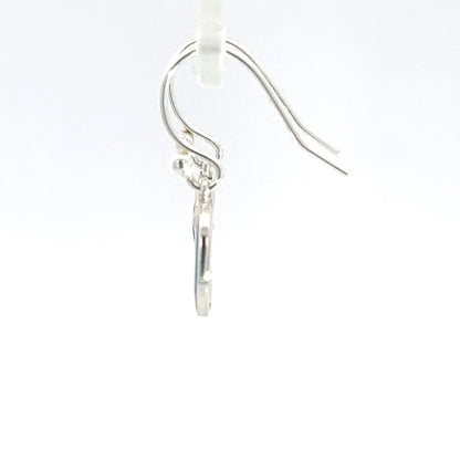 Ohrringe, Himmelsmond und Sterne, asymmetrisch, aus 925er Silber