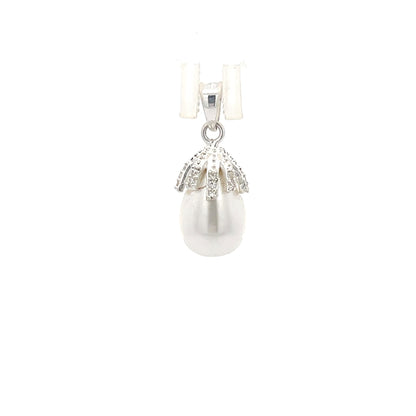 925 Silver Pearl Drop Pendant